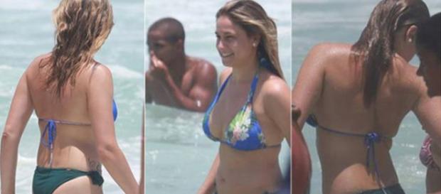 Fernanda Gentil exibe boa forma após maternidade Fernanda Gentil exibe boa forma após maternidade