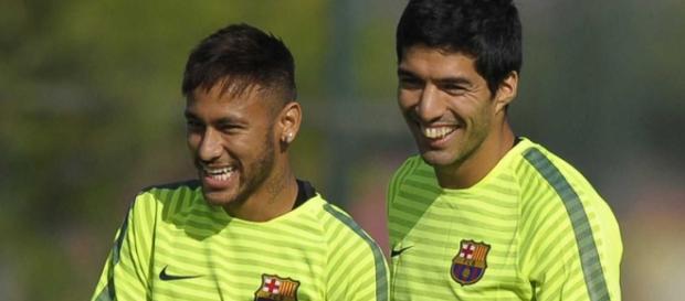 Neymar y Luis Suárez, la ofensiva azulgrana Neymar y Luis Suárez, la ofensiva azulgrana