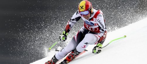 Marcel Hirscher in azione - foto Ansa