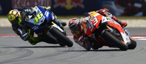 Valentino Rossi e Marc Marquez