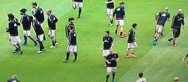 For once, Milan showed a good physical condition For once, Milan showed a good physical condition