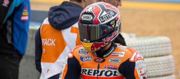 Marc Márquez durante un Gran Premio Marc Márquez durante un Gran Premio