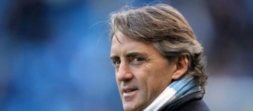 Il tecnico dell'Inter Roberto Mancini