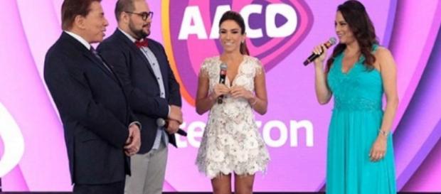 Silvia se desentende com Patrícia Abravanel Silvia se desentende com Patrícia Abravanel