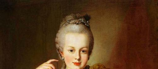 Retrato de Maria Antonieta a la edad de 12 años.