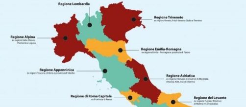 Come sarebbe l'Italia dopo riforma delle Regioni