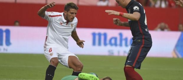Carriço, en un partido | Foto: Sevilla FC Carriço, en un partido | Foto: Sevilla FC