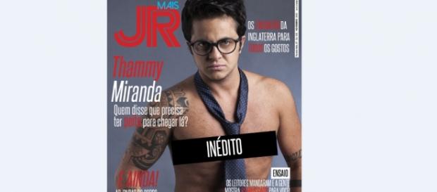 Thammy Miranda posa sem roupa pela primeira vez Thammy Miranda posa sem roupa pela primeira vez