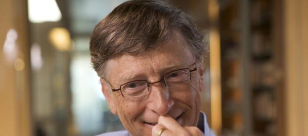 Bill Gates durante una conferencia Bill Gates durante una conferencia
