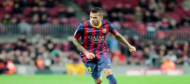 Dani Alves durante la temporada 13-14 Dani Alves durante la temporada 13-14