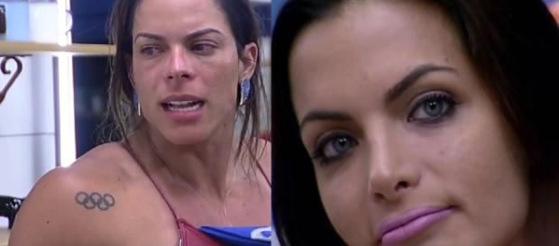 Rebeca e Carla se enfrentam na 5ª Roça Rebeca e Carla se enfrentam na 5ª Roça