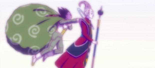 Vegeta luego de convencer a Wiss de que lo entrene Vegeta luego de convencer a Wiss de que lo entrene