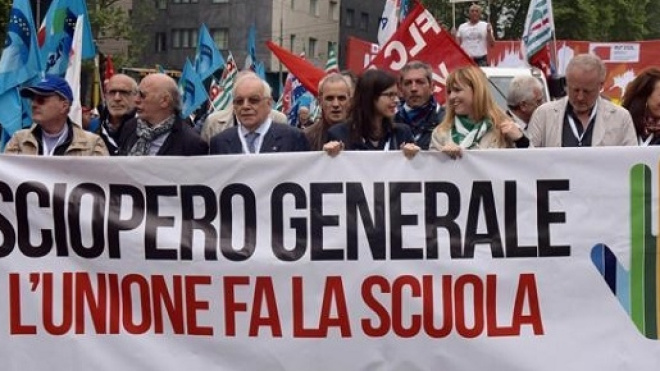 Sciopero generale della scuola il 13 novembre 2015
