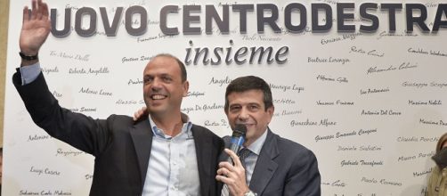 Angelino Alfano con Maurizio Lupi