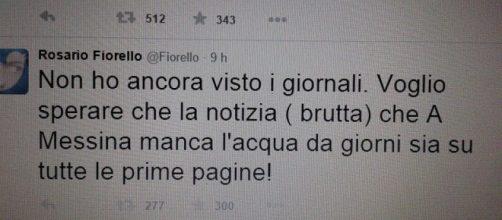 L'appello di Fiorello su Twitter
