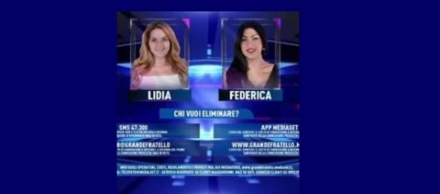 lidia e federica in nomination gf14 lidia e federica in nomination gf14