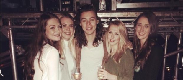 One Direction: Harry Styles backstage. One Direction: Harry Styles backstage.