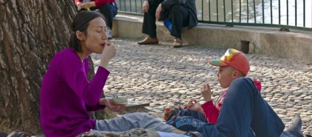 Típica familia china de un solo hijo Típica familia china de un solo hijo