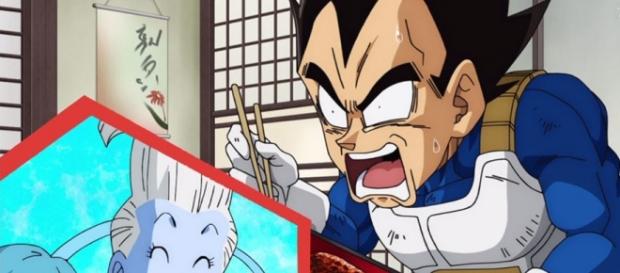 Vegeta intentanto sorprender a Wiss Vegeta intentanto sorprender a Wiss