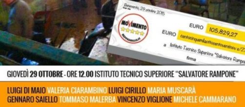 Benevento RestitutionDay M5S 105000 Grillo Di Maio