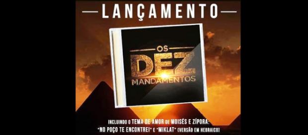 CD Os Dez Mandamentos, Rede Record. CD Os Dez Mandamentos, Rede Record.