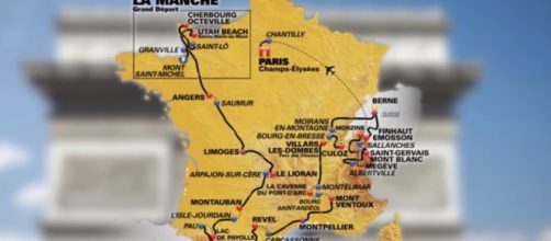 Il percorso del Tour de France 2016