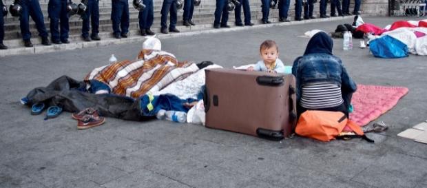 Flüchtlinge in Ungarn, September 2015 Flüchtlinge in Ungarn, September 2015