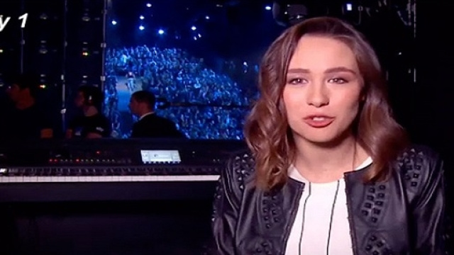 Aurora Ramazzotti durante la conduzione del Daily.