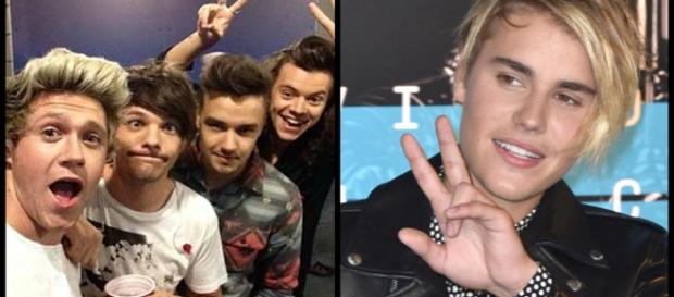 Justin Bieber e 1D lançam álbum no mesmo dia Justin Bieber e 1D lançam álbum no mesmo dia