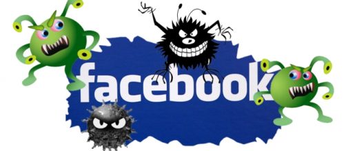 Facebook circondato da quattro mostriciattoli