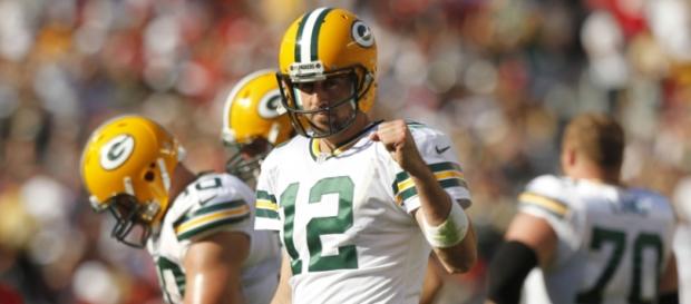 Aaron Rodgers shows 49ers who has the power. Aaron Rodgers shows 49ers who has the power.