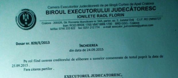INCHEIERE DE INCUVINTARE A EXECUTARII SILITE INCHEIERE DE INCUVINTARE A EXECUTARII SILITE