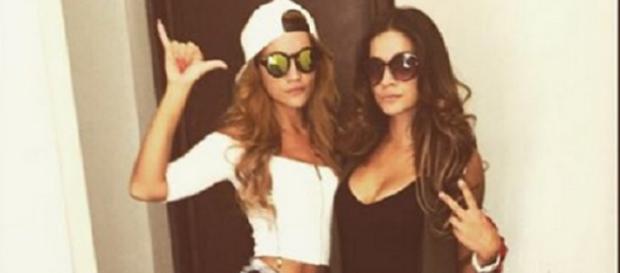 Lida Vella e la gemella Jessica Lida Vella e la gemella Jessica