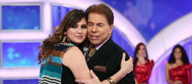 Lívia Andrade e Silvio Santos (Reprodução SBT) Lívia Andrade e Silvio Santos (Reprodução SBT)