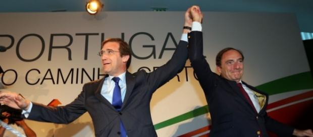 Pedro Passos Coelho e Paulo Portas Pedro Passos Coelho e Paulo Portas