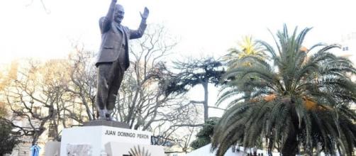 El nuevo monumento a Perón en Capital Federal.