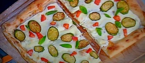 Pizza con zucchine e pomodori di Gino Sorbillo