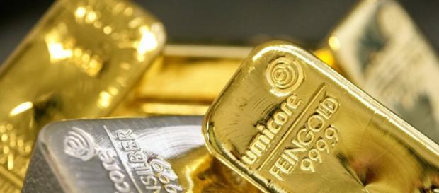 Lingotes de oro y plata; no se pueden imprimir Lingotes de oro y plata; no se pueden imprimir
