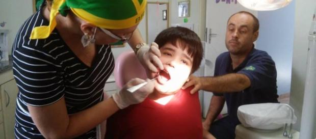 Paciente no espectro do autismo em prevenção Paciente no espectro do autismo em prevenção
