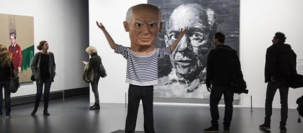 Une figurine de Picasso à l'accueil. © C.Paux Une figurine de Picasso à l'accueil. © C.Paux