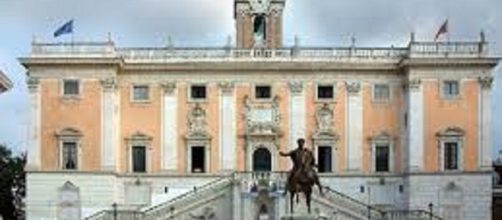 Il palazzo senatorio sede del comune di Roma