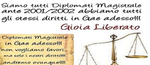 Il profilo facebook del Comitato dei magistrali