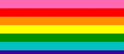 La bandiera arcobaleno simbolo dell'omosessualità