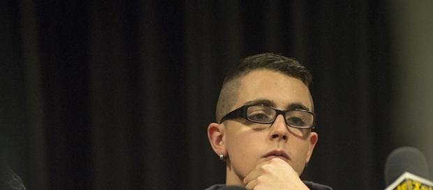 El activista Alfon en rueda de prensa El activista Alfon en rueda de prensa