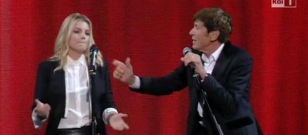 Emma Marrone ospite da Baglioni e Morandi Emma Marrone ospite da Baglioni e Morandi