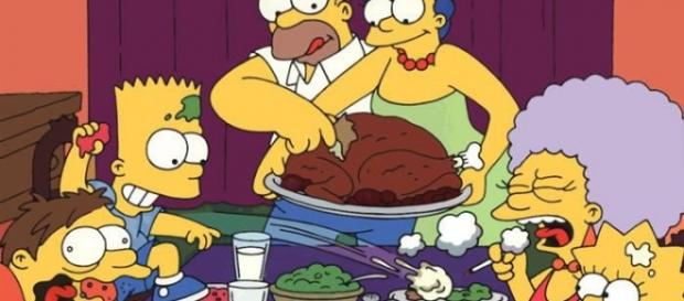 Foto 'de familia' de los Simpson. Foto 'de familia' de los Simpson.