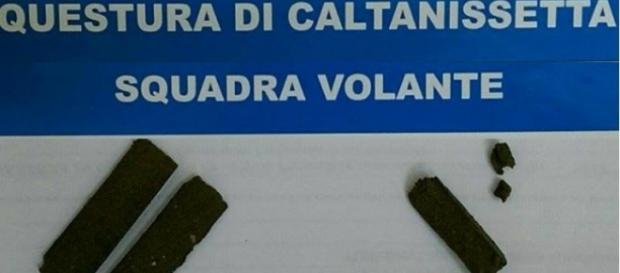 La droga sequestrata a Caltanissetta La droga sequestrata a Caltanissetta
