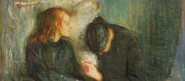 "La niña enferma", Munch (1885-1886) "La niña enferma", Munch (1885-1886)
