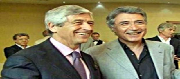 Bulgarella a dx, con Gianni Rivera Bulgarella a dx, con Gianni Rivera