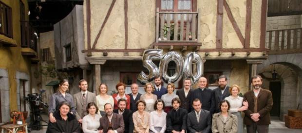 Una foto di gruppo de il Segreto Una foto di gruppo de il Segreto